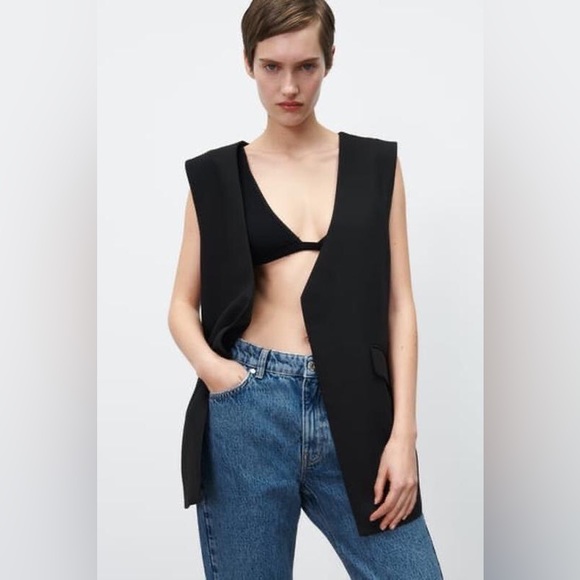 Zara mid rise blue jeans - Picture 5 of 9